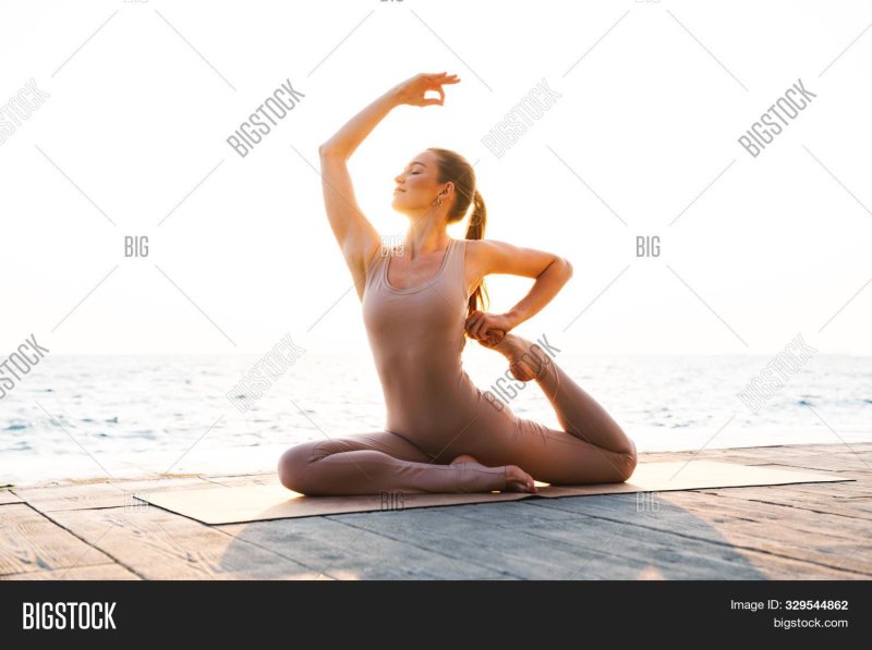 Yoga by the sea