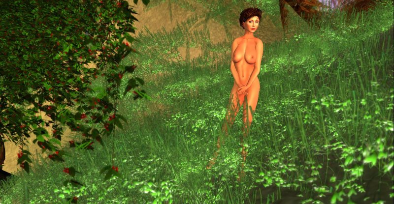 Girl in the jungle