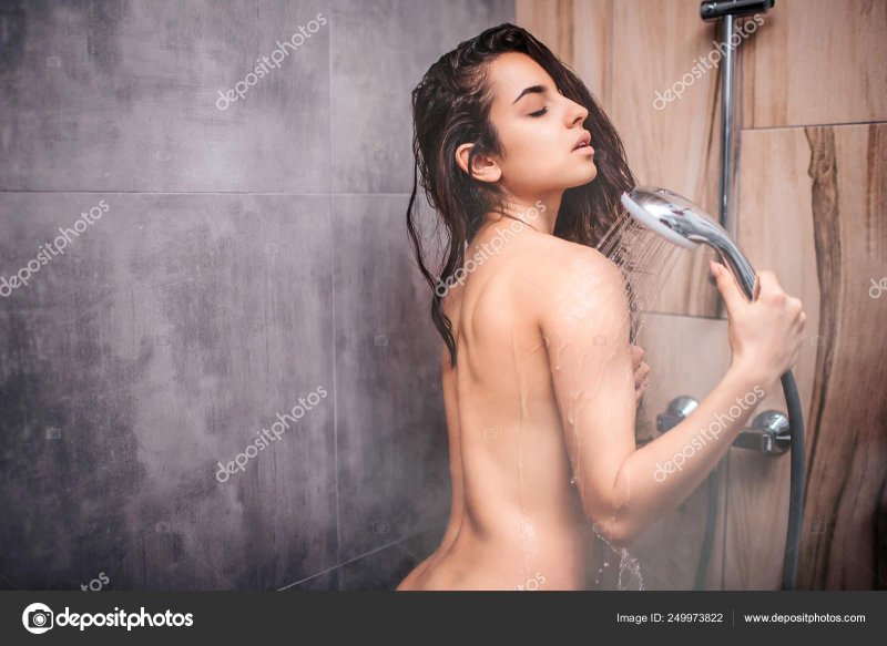 Woman in the shower