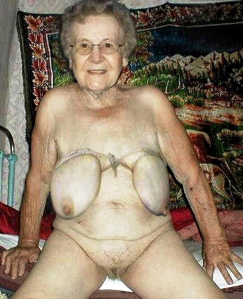 Very old naked women