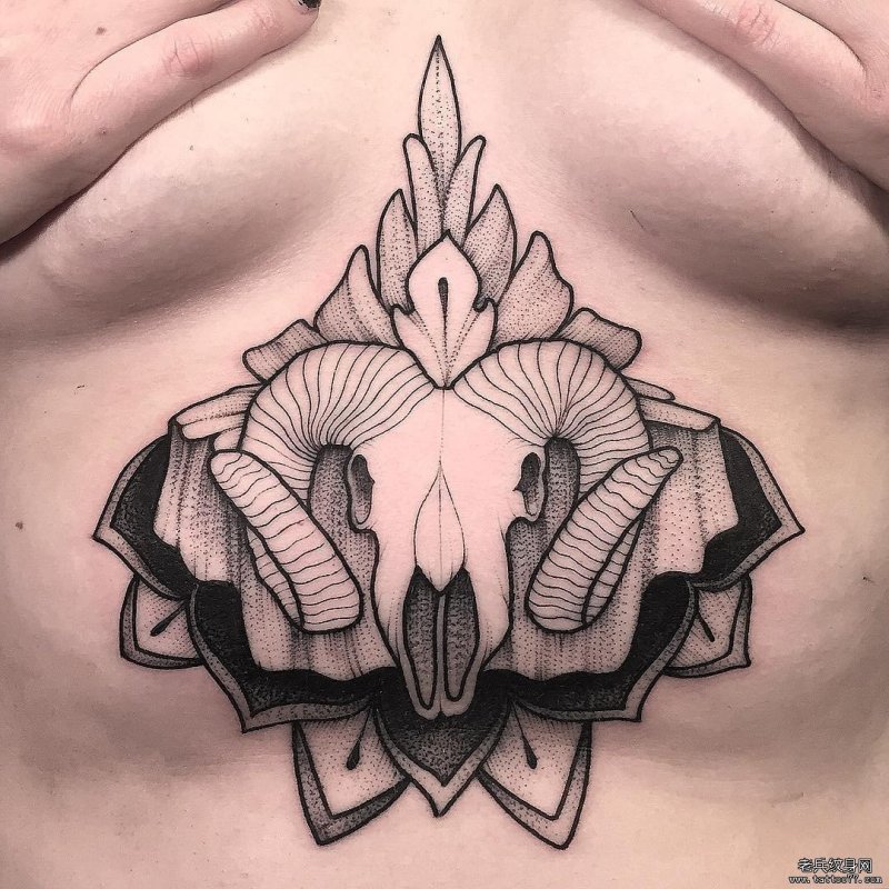 Tattoo Baran on the chest