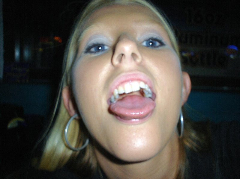 Cum in open mouth