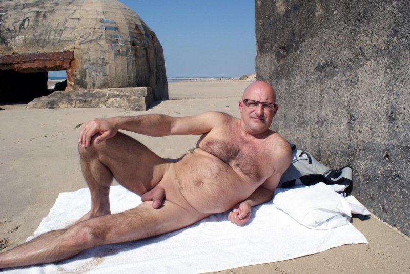Nudist on the beach