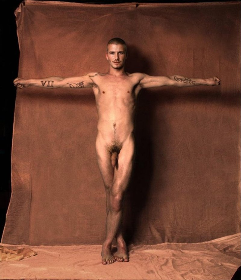 Naked David Beckham