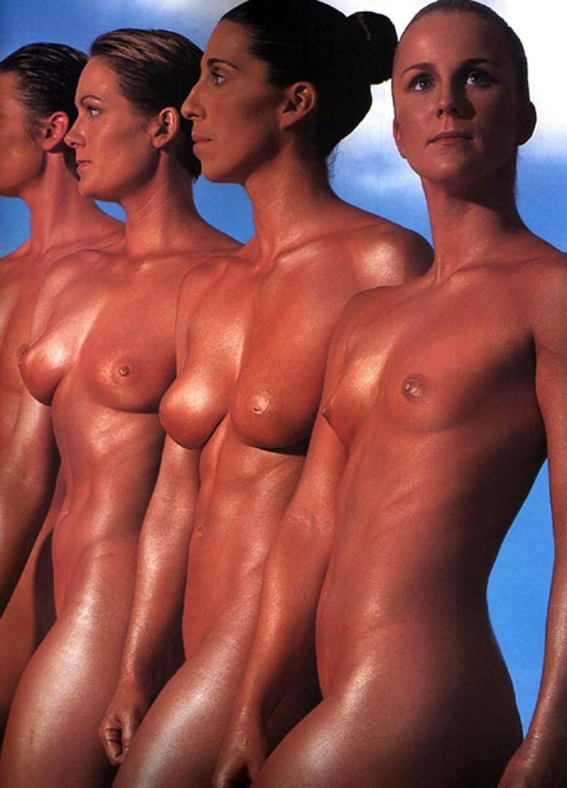 Figures of athletes