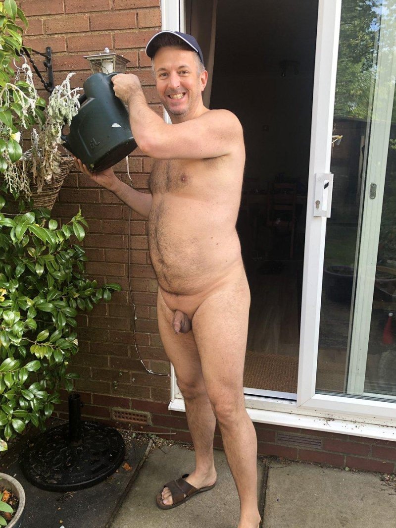 The naked gardener