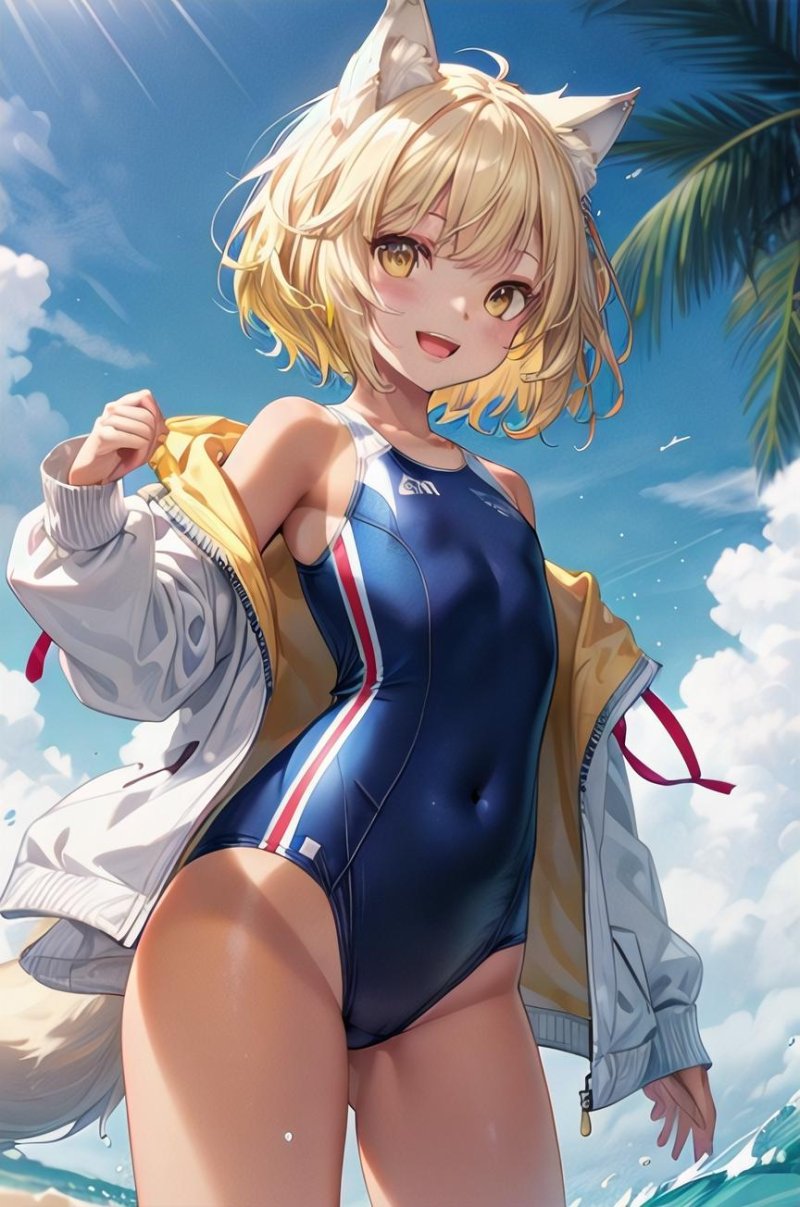 Anime on the beach