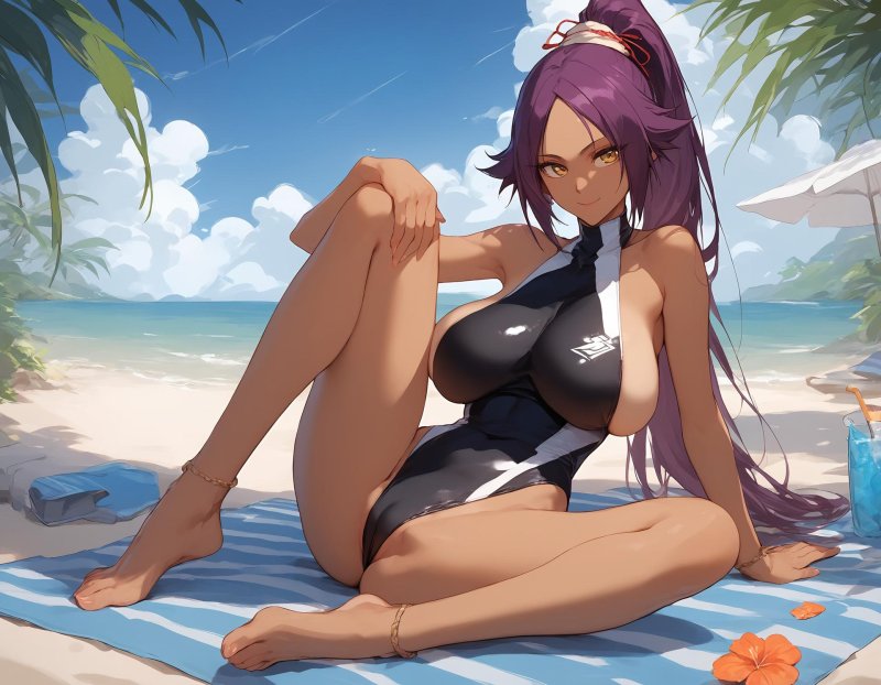 Yoruichi Big Tits