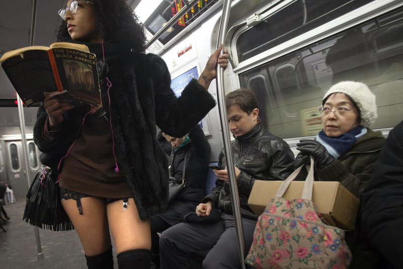 New York Metro without pants