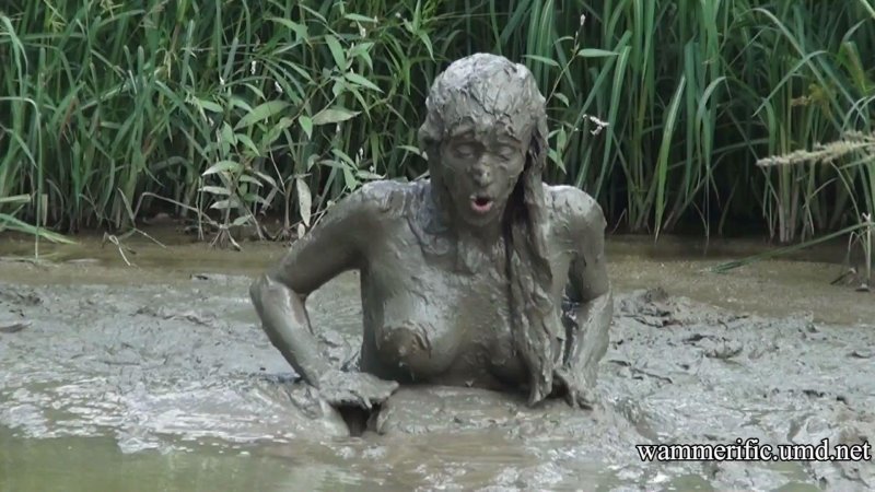 Girl in mud