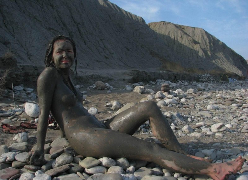 Mud volcano Anapa Tizdar