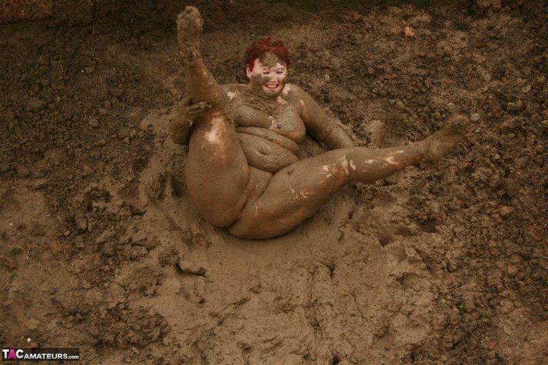In the mud