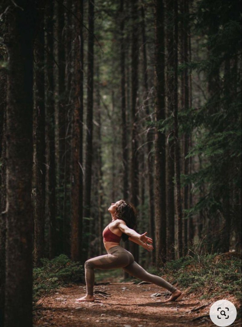 Forest yoga
