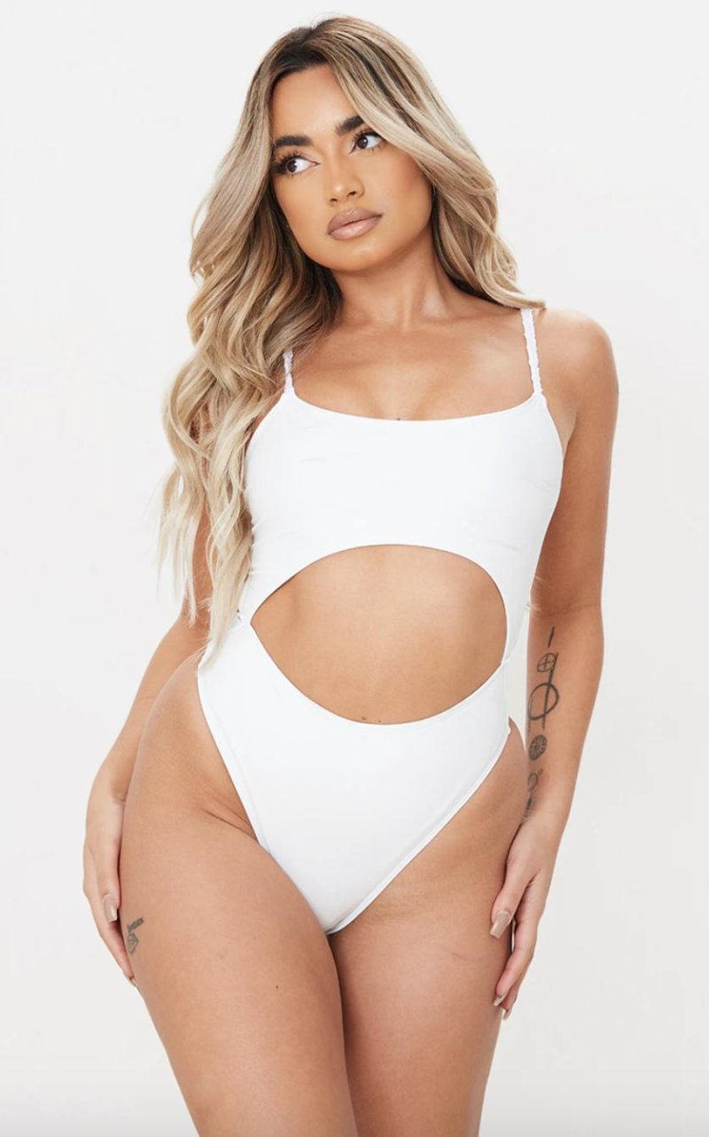White swimsuits