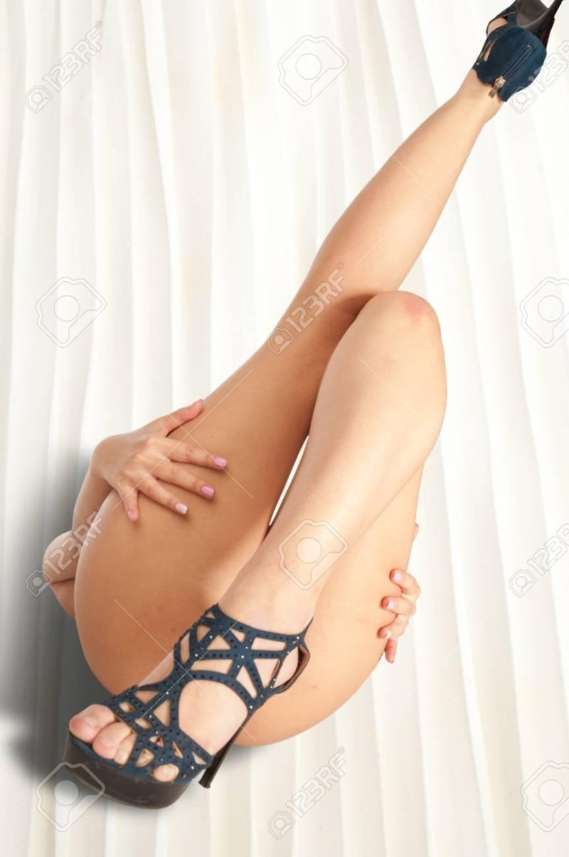Naked female legs