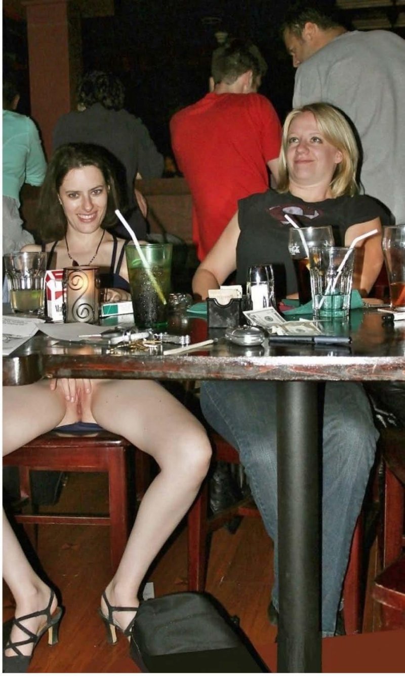 Exhibitionist at a party