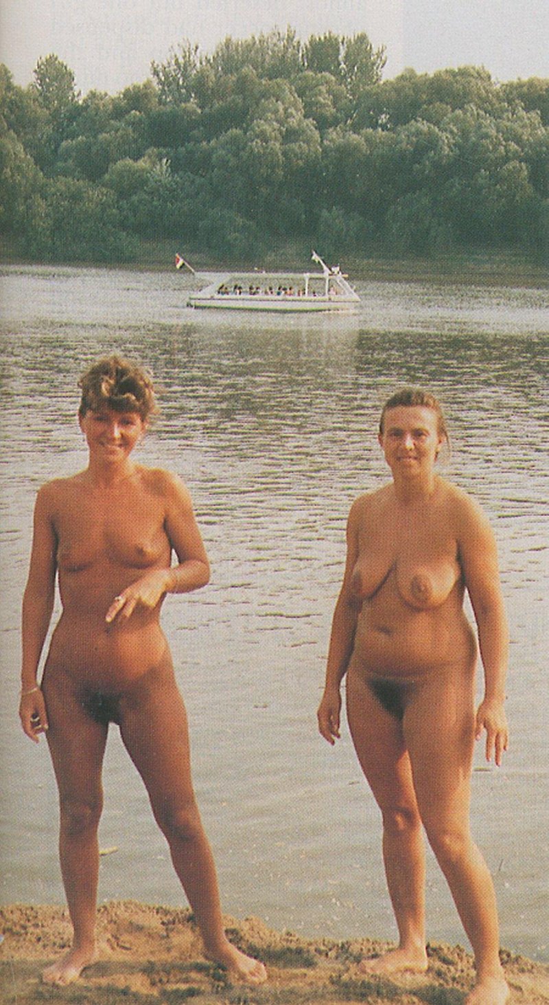 Soviet women on the beach