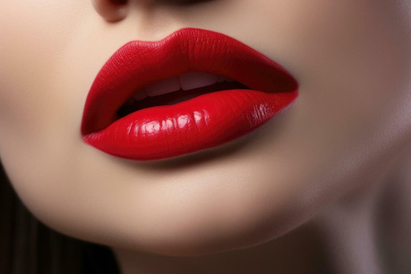Beautiful lips of girls