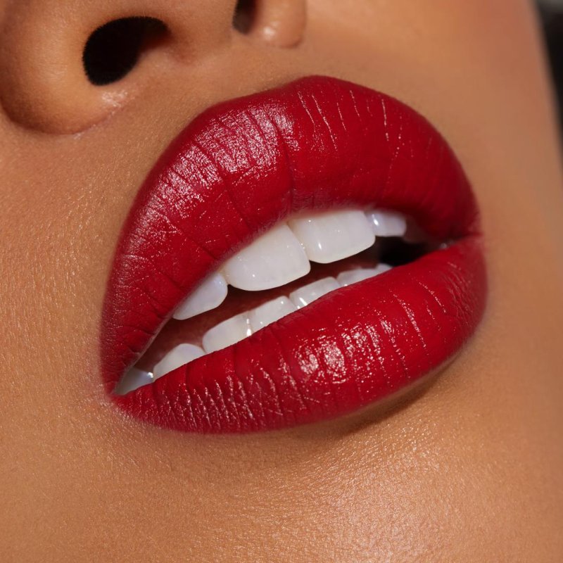 Red lipstick