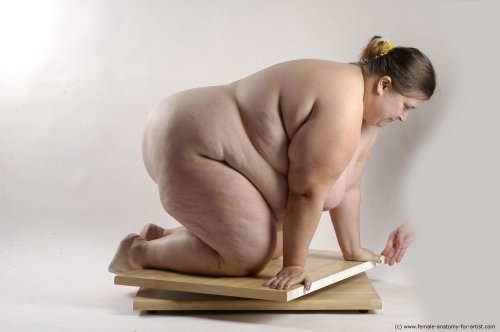 The woman is fat