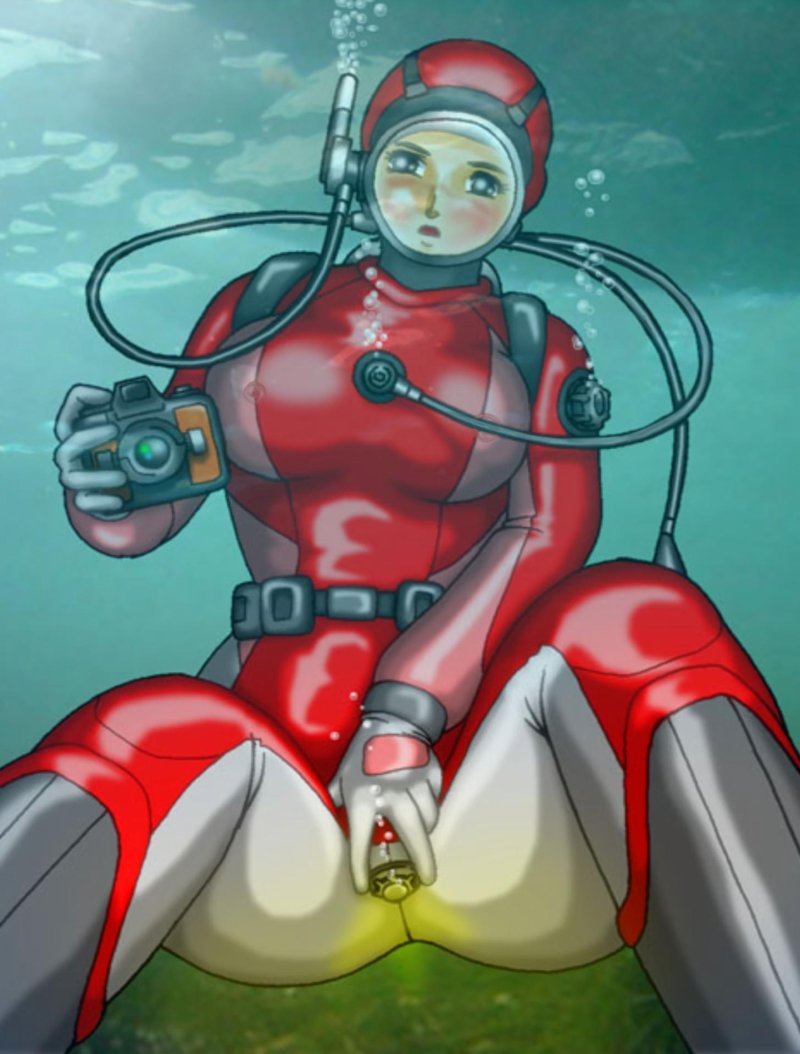 Skuba diving anime