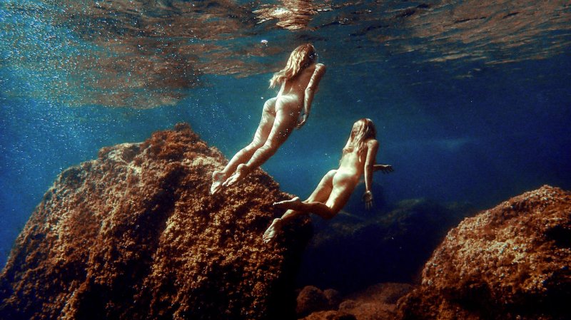 Underwater erotica