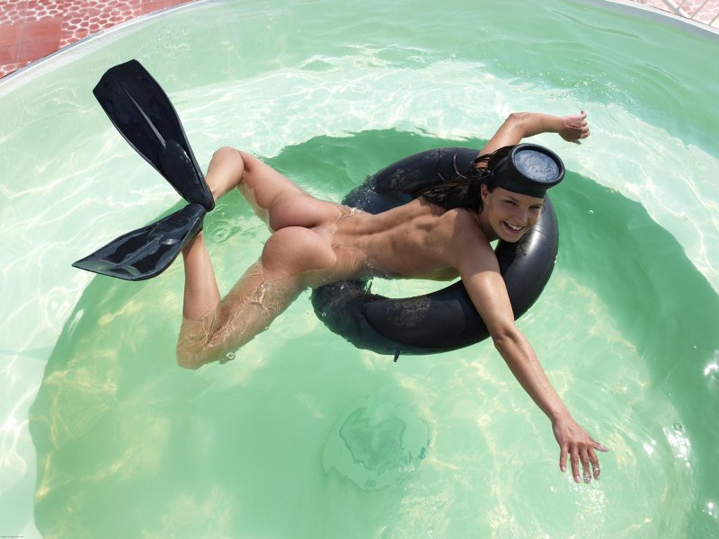 Swimming in the pool