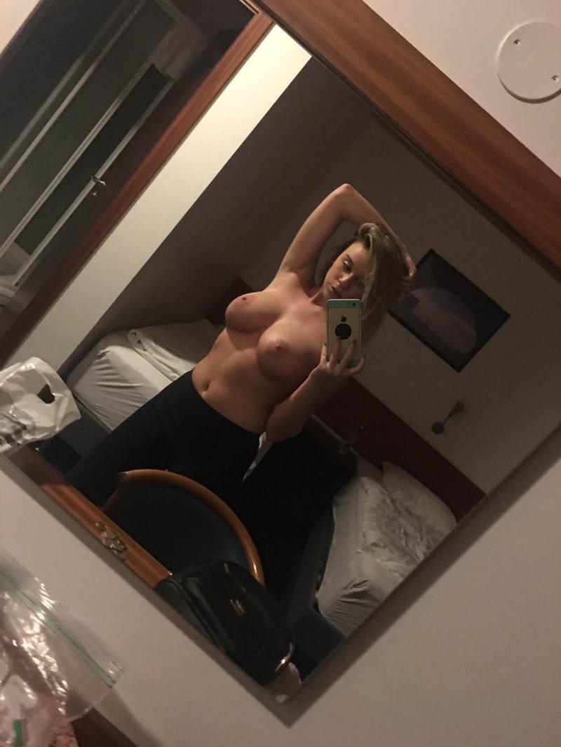 Erotic selfies in a hotel