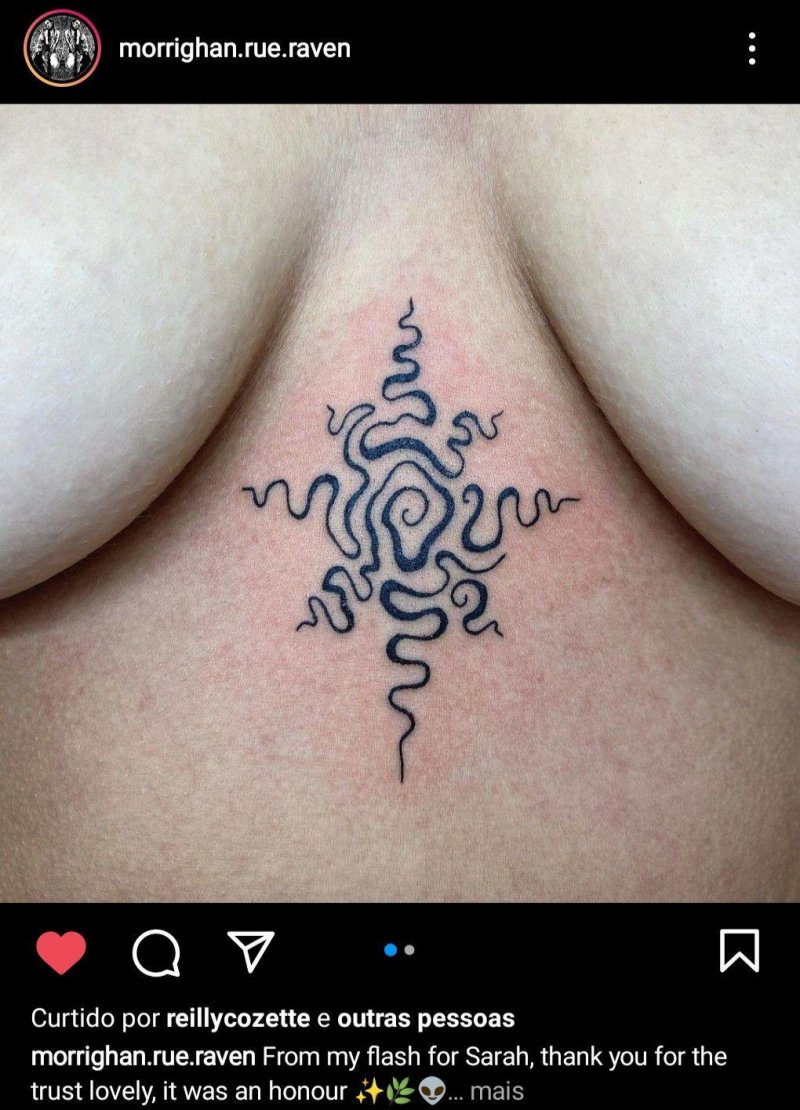 Tattooed nipples