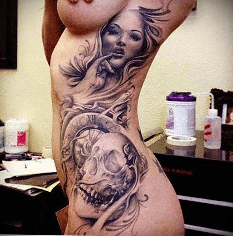 Chikano style tattoo