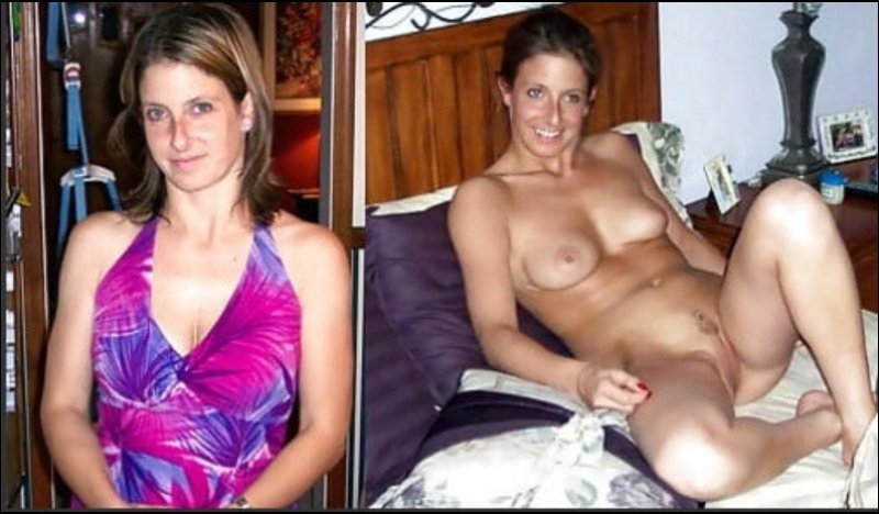 Dressed undressed milf