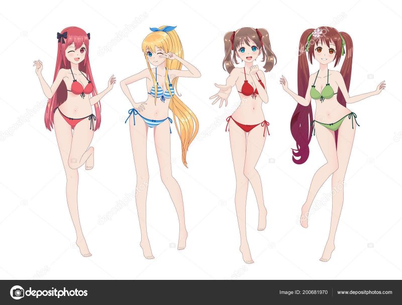 Anime in bikini