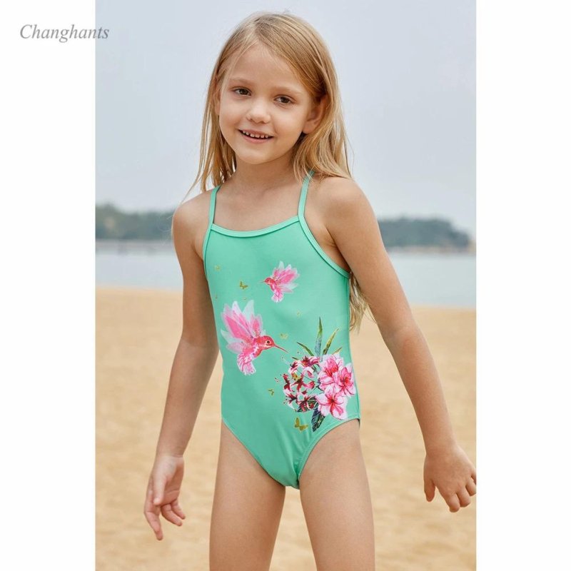 Split swimsuit for girls
