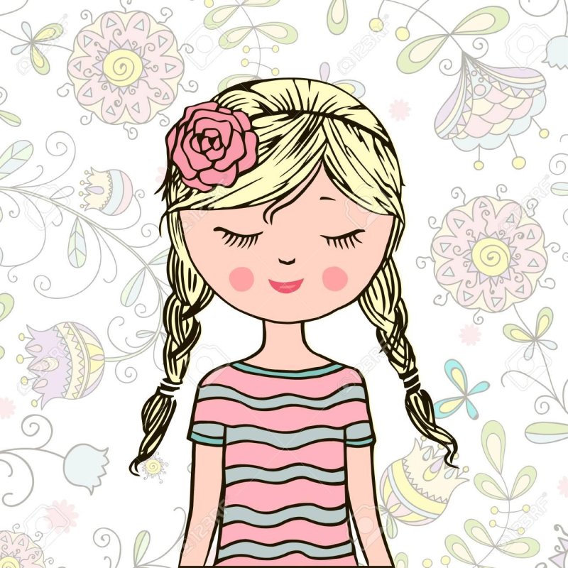 Drawing girl