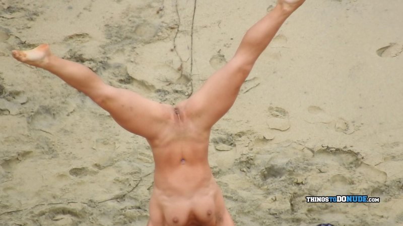 Beautiful naked gymnasts