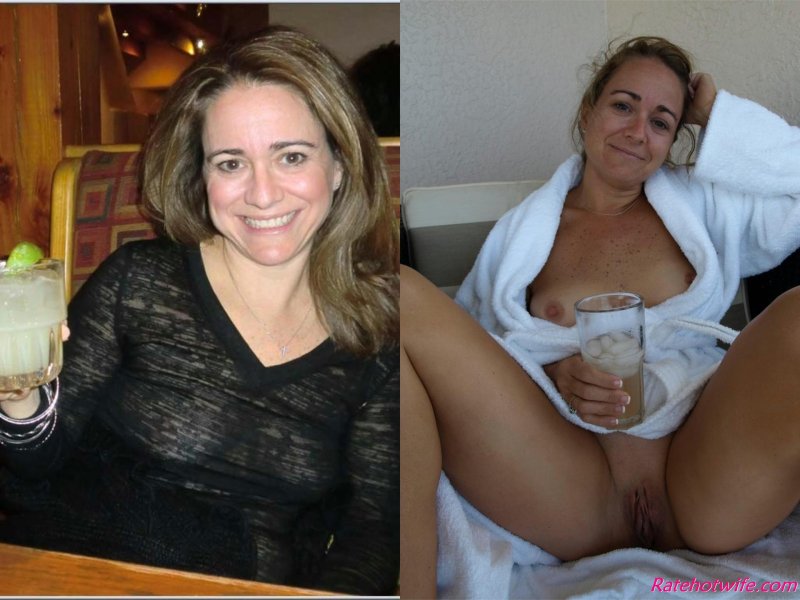 Milf dressed undressed