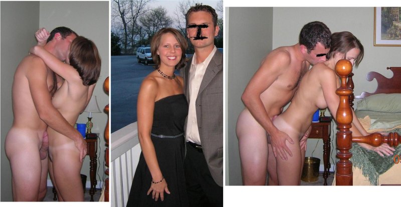 Naked wife with her husband