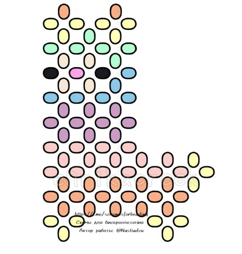 Color schemes for beadwork