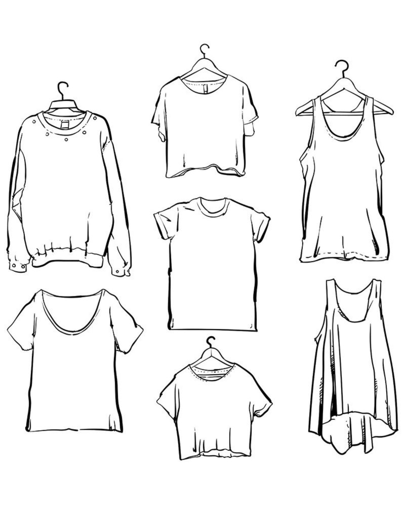T -shirt sketch
