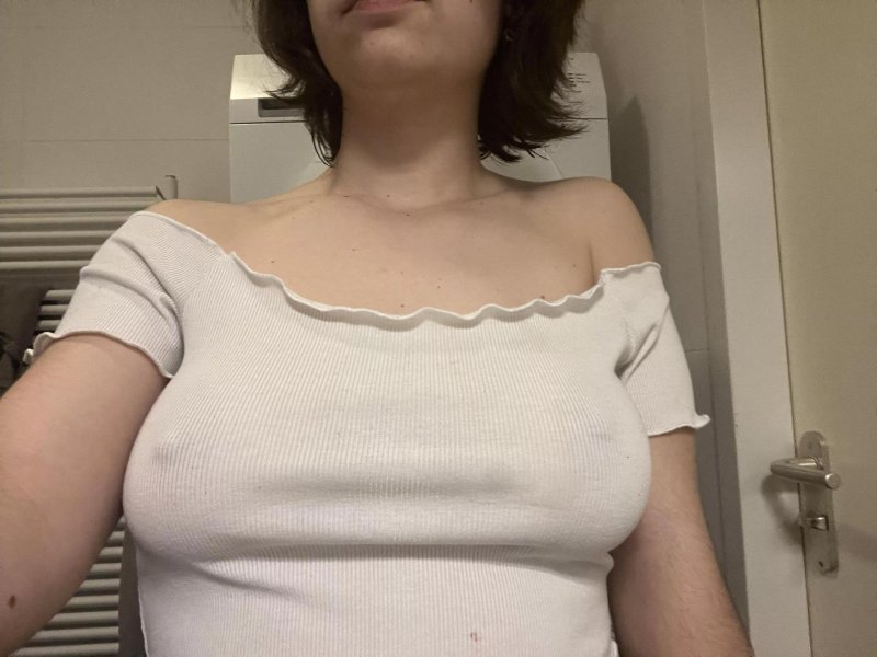 Without bra
