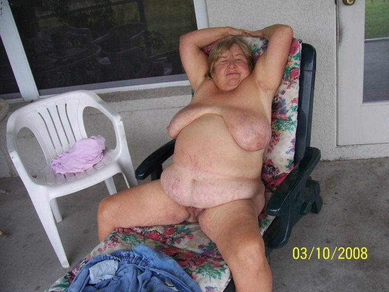 Old grandmothers disabled naked