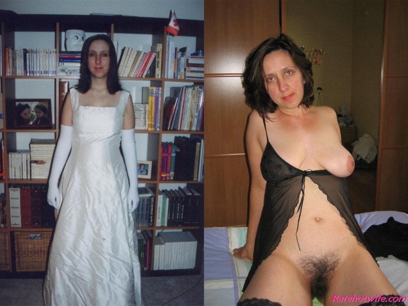 Separate naked old women