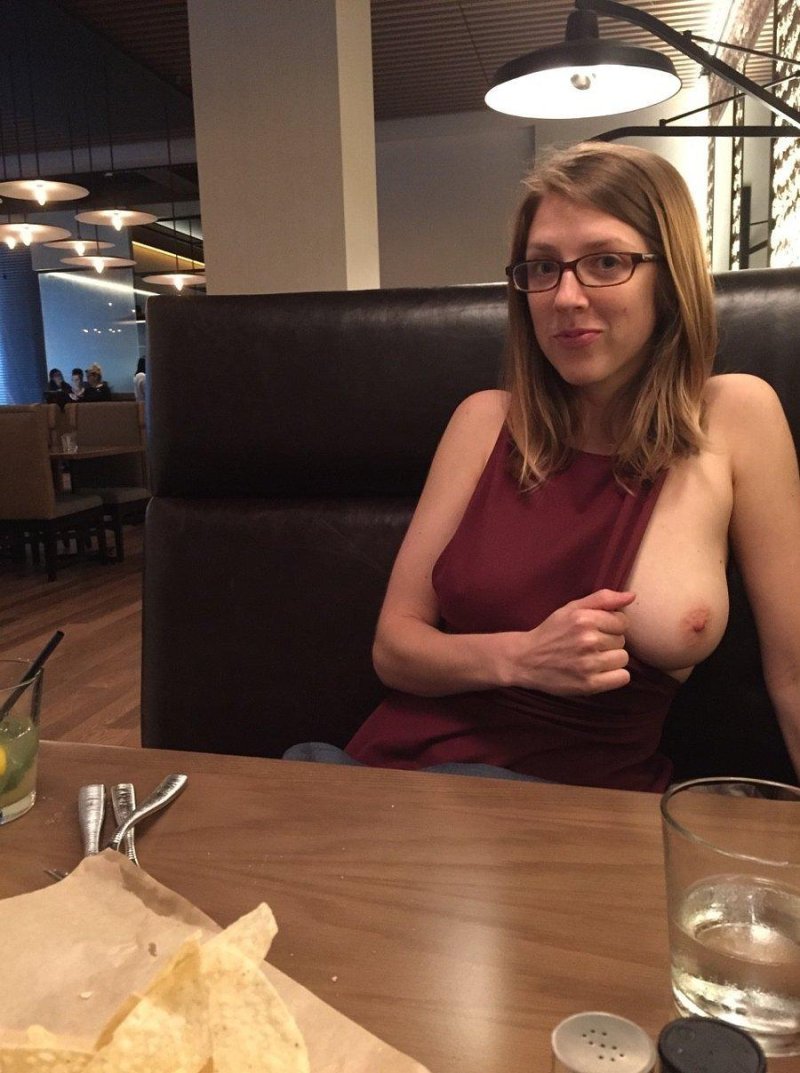 Tits with glasses