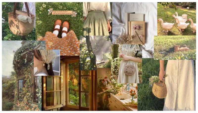 Cottagecore aesthetics
