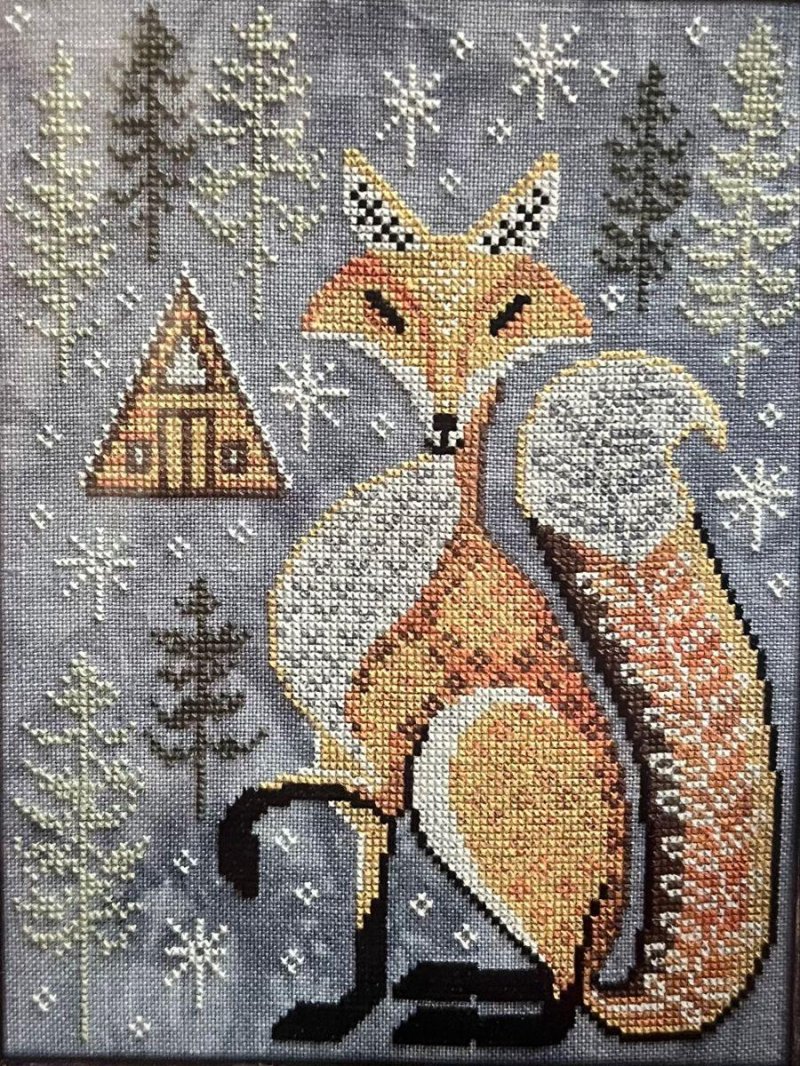 Cross embroidery