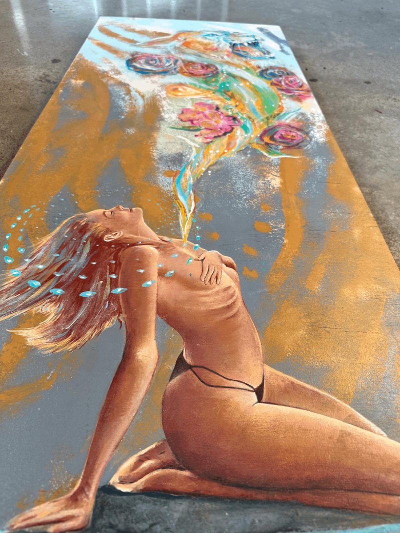 Acrylic paintings