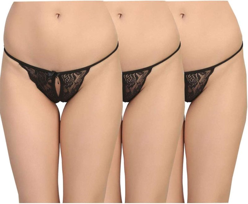 Erotic panties with a cut