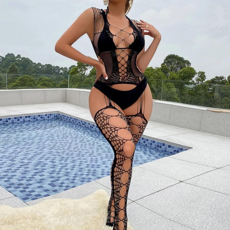 Erotic body with a neckline