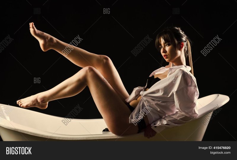 Girl in the bathroom