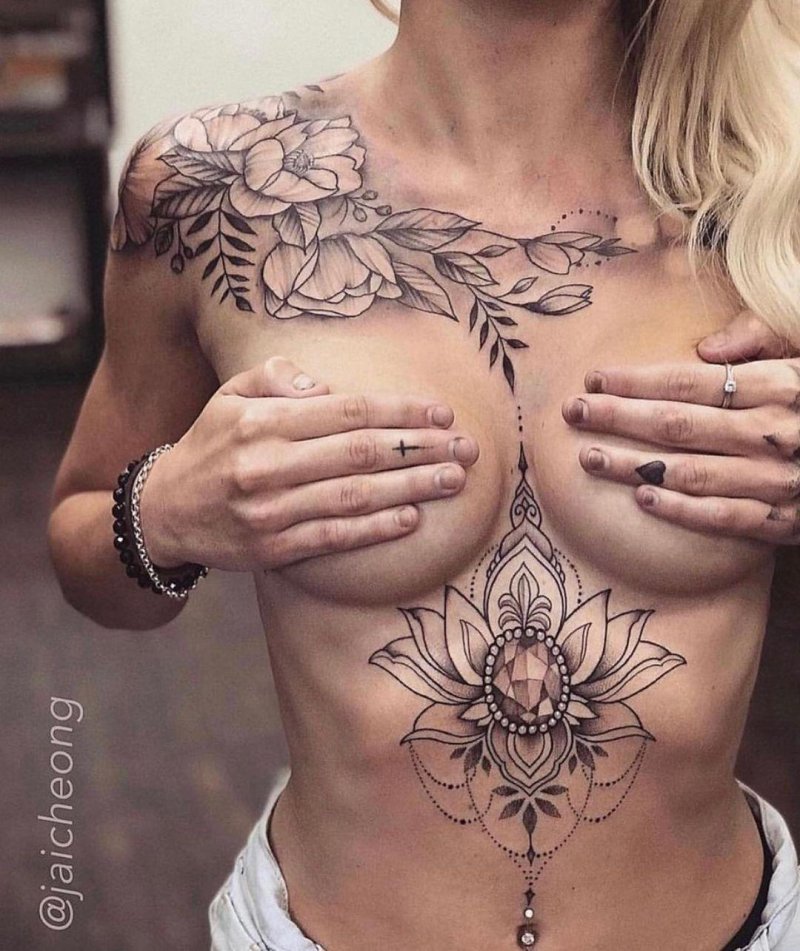 Chest tattoos